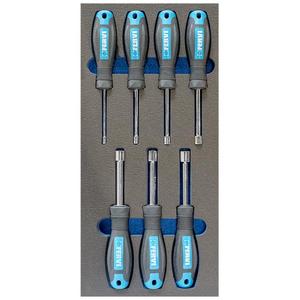 FERVI Serie Di Chiavi a Bussola Con Impugnatura Morbida in Termoforato Accessori Per Serrature E <b>Viti</b> Manico Ergonomico - Product Image 1