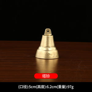 塔式家用门铃工艺品铜大教堂钟出售认证耐用黄铜门铃船舶雾钟 - Product Image 5