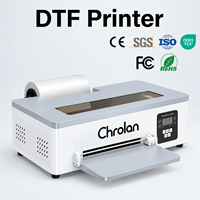 Imprimante DTF automatique A4 avec circulation d'encre blanche pour tête d'impression L800, encre textile chauffante pour impression sur T-shirt