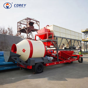Centrale à béton mobile Corey YHZM 750 à prix d'usine, contrôle automatique par ordinateur, haute efficacité, alimentation électrique, pour ciment - Product Image 3