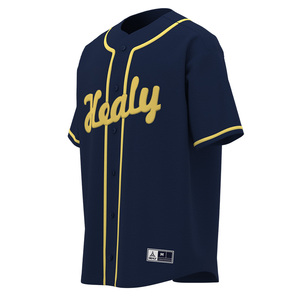 Camiseta Deportiva Retro de Béisbol Estilo Callejero, de Alta Calidad Estadounidense, con Botones, Unisex, Corta, Ligera, Transpirable y de Secado Rápido - Product Image 2