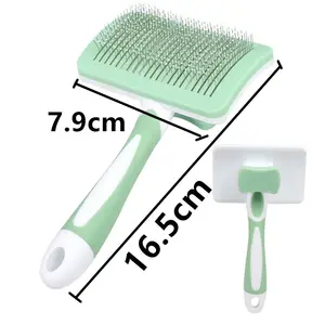 Mèo Lược Một Nhấp Chuột Mèo Bàn Chải Tự Động Pet Tóc Remover Pet Chải Chuốt Mở Hôn Lược Cho Mèo Chải Chuốt Xử Lý Bàn Chải Vật Nuôi Nguồn Cung Cấp