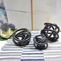 Propre usine en gros Hotsale mariage personnalisé fait à la main Antique artisanat noeud pour la décoration intérieure pièce maîtresse