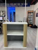 Comptoir d'exposition portable personnalisable, table promotionnelle pour la publicité en PP