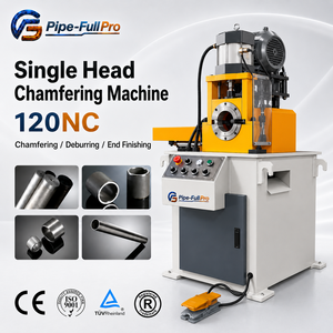 Máquina de biselado de barras redondas de un solo cabezal para aplanar y biselar extremos de barras de metal sólido en la producción de piezas automotrices - Product Image 1