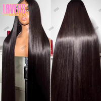 Prix usine 360 pleine dentelle avant perruque cuticule aligné non transformé longue vierge cheveux humains vague profonde bébé femmes noires en gros