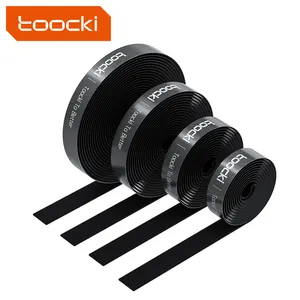 Toocki High Quality Self-Locking Earphone Cable Winders Back to Back Hook and Loop Free-Cut cable Ties