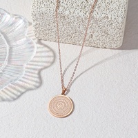 Collar con Colgante de Joyería de Moda Islámica Árabe Musulmana, de Acero Inoxidable, Plateado/Dorado, Venta al por Mayor para Eid y Ramadán