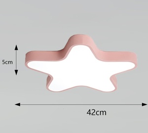 Pépinière Lumière Moderne Rose Bleu Étoile Bébés Enfants Enfants <span class=keywords><strong>Chambre</strong></span> <span class=keywords><strong>Chambre</strong></span> Filles Garçons Led Plafonnier Luminaires Plafonniers - Product Image 2