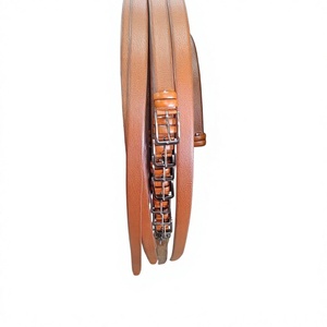 Cinturón Rectangular de Cuero Vacuno Genuino para Hombre, Color Marrón, Estilo Vintage, Hebilla de Pin, Longitud Personalizada, Impermeable, Marca BS INTERNATIONAL - Product Image 5