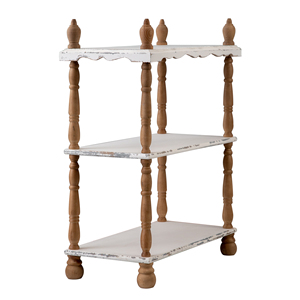 Handgemachte Kd Drei schicht ige offene Massivholz Display Stand Bücherregale Möbel Holz Display Rack Seiten regal Rustikales Holz Bücherregal - Product Image 5