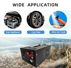 Compresseur d'air haute pression portable PCP 300 bars 12V alimenté en courant alternatif refroidi par air - Product Image 5