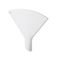 SHIMOYAMA Silicone Trắng Ứng Dụng Công Cụ Đa Chức Năng Bếp Nấu Ăn Phụ Kiện Có Thể Gập Lại Phễu Cho Chai Nước