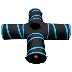 بيع بالجملة مضحك للطي لعبة الحيوانات الأليفة التفاعلية أنابيب طويلة عبر شكل أنفاق القط في الهواء الطلق - Product Image 2