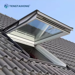 Lucernario Moderno Personalizzato in Lega di Alluminio con Doppio Vetro Temperato Apertura Automatica <span class=keywords><strong>Motorizzata</strong></span> per <span class=keywords><strong>Tetto</strong></span> di Grandi Abitazioni in Vendita - Product Image 1