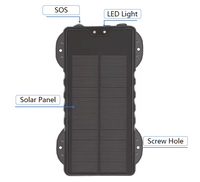20,000 MA étanche solaire GPS Tracker tableau de bord Placement pour conteneurs bateaux de pêche grands camions Yachts Android IOS Apps
