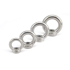 DIN582 304 acier inoxydable Eyenut M3 M4 M5 M6 <span class=keywords><strong>M8</strong></span> M10 métrique femelle fileté rond anneau de levage écrou à oeil - Product Image 6