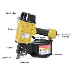 Outils électriques industriels CN80 CN70 CN55, pistolet à clous pneumatique pour palettes, pistolet à clous pour le travail du bois, pistolet à clous pour toiture, pour emballages en bois - Product Image 4