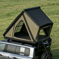 Tenda Atap Seri Wedge Profil Rendah 4 Musim Lapis Ganda Anti-Kondensasi untuk Pemilik SUV