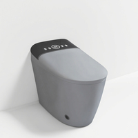 WC intelligent de conception européenne avec bidet autonettoyant, cuvette allongée, télécommande – WC intelligent pour hôtel