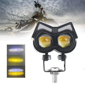 LKT Phare LED RGB clignotant en forme de tête de chat pour voiture électrique transfrontalière, <span class=keywords><strong>faisceau</strong></span> haut et bas modifié pour <span class=keywords><strong>moto</strong></span> et véhicule - Product Image 1