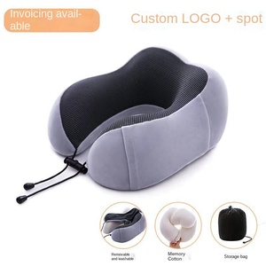 Memory Foam U-aped <b>Pillow</b> Portable Support Travel Office Nap Magnetic Fabric Slow Rebound Ergonomic <b>Pillow</b> for Adults - Product Image 2