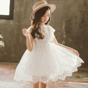 Nouvelles Robes de Soirée Blanches de Qualité Supérieure pour Filles, Style Occidental Décontracté, pour Enfants, Idéales pour Mariages et Fêtes, Achetez auprès d'un Fournisseur Chinois - Product Image 4