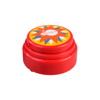 Fábrica personalizada promocional grabable fácil botón impreso Mini caja de música juguetes Animal sonido botón divertido hablar botones