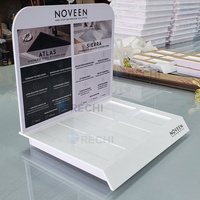 RECHI Support de robinet d'eau en acrylique pour évier de cuisine Présentoir de robinet en acier inoxydable