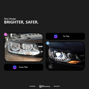 Special 11-15 Model for 12V <b>LED</b> <b>Headlight</b> Assembly Tear Eye Design DRL Signal Upgrade Flowing Turn Light 12v <b>LED</b> <b>Headlight</b> Assem - Product Image 4