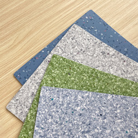 Rouleaux de tapis de sol en PVC Rouleaux de revêtement de sol en vinyle homogène