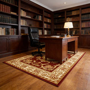 Alfombra de Oración Islámica de Poliéster, Hecha a Máquina, Antideslizante, con Diseño Novedoso, para Uso Doméstico, Reduce el Ruido, Estilo Moderno y Sencillo - Product Image 1