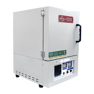 Компактная мини-муфельная печь 1200C для обжига керамики, нагревательное оборудование для лабораторий и гончарных мастерских, сертифицировано CE, 16 кВт, 1 год гарантии GWL - Product Image 3