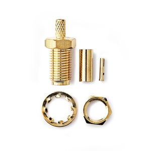 Conector hembra SMA para cable RG174 chapado en oro 2 piezas - Product Image 1