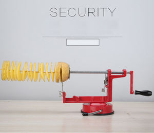 En gros DD524 Éplucheur et trancheur manuel en spirale pour pommes de terre, pour tranchage en tour et épluchage fin, Ustensile de cuisine - Product Image 2