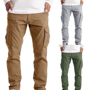 Pantalones Cargo para Hombre, para Todas las Temporadas, con Tela de Peso Medio, Bolsillos Versátiles y Corte Clásico, Ideales para Viajes, Fines de Semana y Uso Casual - Product Image 6