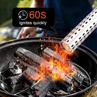 Allume-feu électrique au charbon de bois SEB pour les fumoirs Big Green Egg, les barbecues, les grilles, les cheminées à bois et les foyers