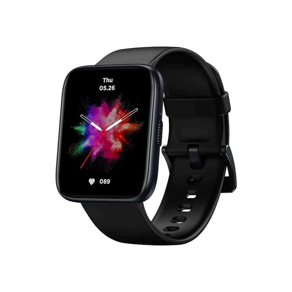 Zeblaze ötesinde 2 GPS Smartwatch 1.78 inç AMOLED ekran dahili GPS 24H sağlık monitör 200 izle yüz akıllı saat erkekler