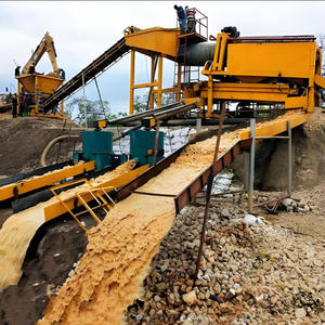 Équipement d'extraction d'or à haute efficacité, petite échelle, 1-50 TPH, usine de traitement de l'or alluvial, séparation gravitaire de l'or de placer - Product Image 1