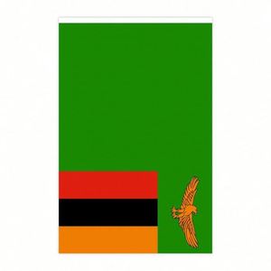 ธงประดับตกแต่งประเทศแซมเบีย ทำจากโพลีเอสเตอร์ ขายดี ตกแต่งสวยงาม เหมาะสำหรับตกแต่งประเทศต่างๆ ในโลก - Product Image 3