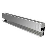 Mini support de montage sans rail en U anodisé pour panneau solaire, kit d'installation facile pour carport, toit en métal IBR, système solaire, vent
