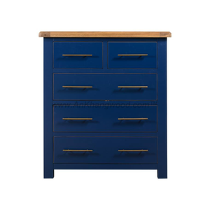 Commode de chambre à coucher au design minimaliste moderne, armoire haute en bois à 5 tiroirs, mobilier de chambre, fournisseur durable du Vietnam - Product Image 6