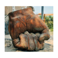Grande sculpture de cerf en fonte antique pour jardin extérieur