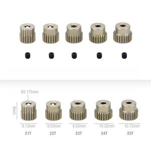 Pignon de moteur en aluminium 64DP 3,175 mm 21T-50T pour moteur de voiture RC 1/10 - Product Image 5