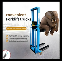 Prix d'usine, transpalette électrique 1000 kg, hauteur de levage 1,3 m, télécommande