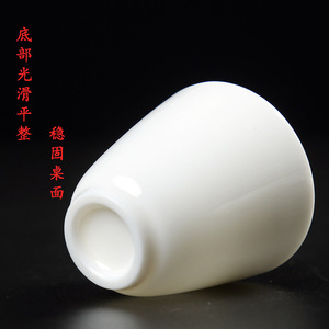 Customized LOGO Sheep Fat Jade White Porcelain Tea <b>Cups</b> Kung Fu Ceramic Tea <b>Cups</b> Small <b>Cups</b> - Product Image 4