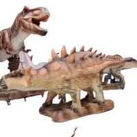 Modèle Animatronics de parc à thème Modèle de dinosaure robotique fait à la main grandeur nature haute simulation