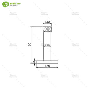 Colgador de alta calidad en el tope de la puerta de la pared para baños públicos - Product Image 2
