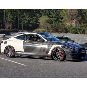 Paneles de Puerta de Fibra de Carbono Drifton con Tejido 3K/6K/12K y Acabado Brillante/Mate para Infiniti Q60 2016-2022 - Product Image 4