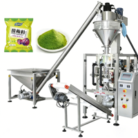 Machine d'emballage verticale de poudre, machine industrielle de remplissage de sacs de poudre pour poudre alimentaire